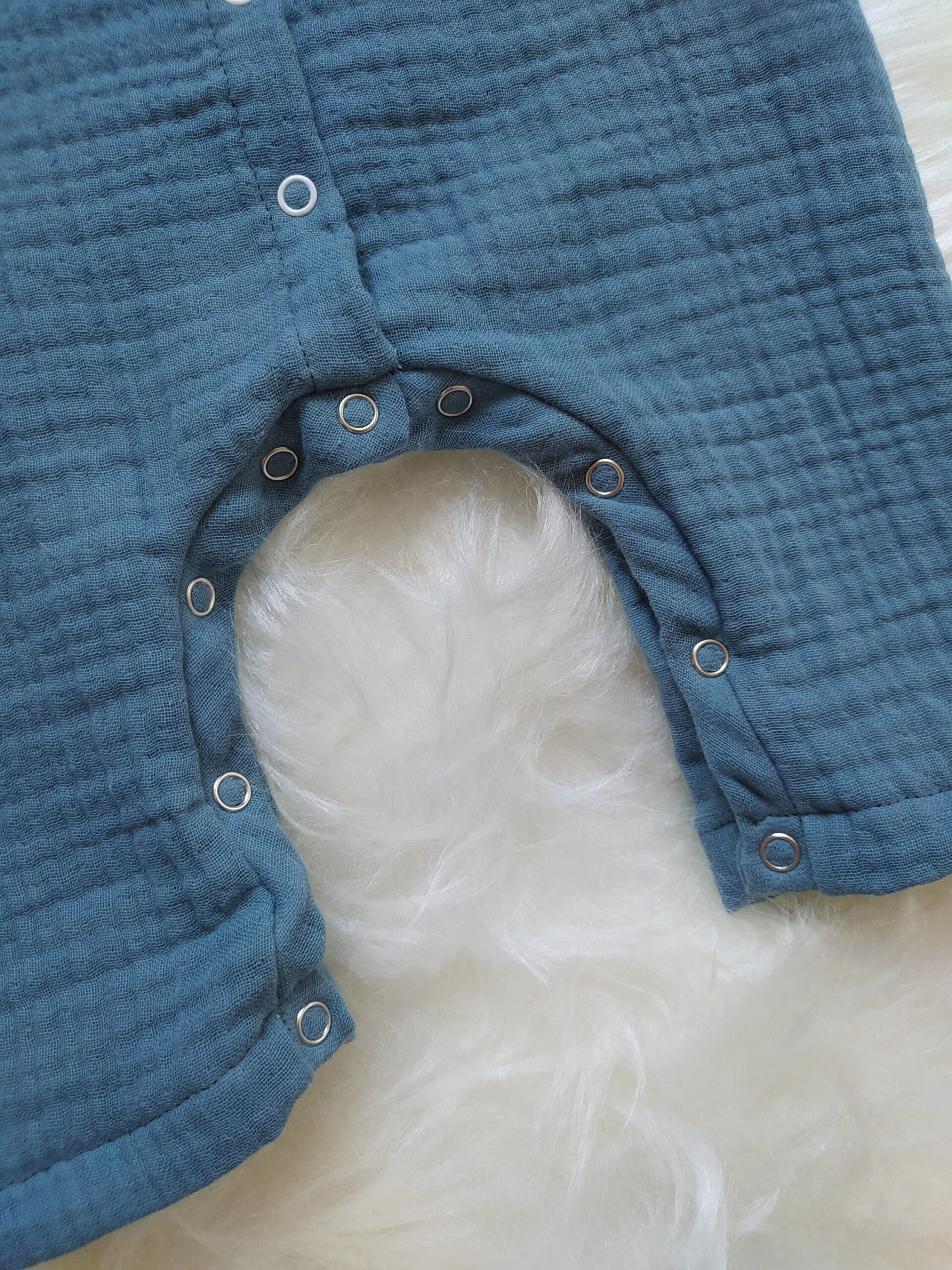 Newborn Baby Muslin Rompers - Image 4