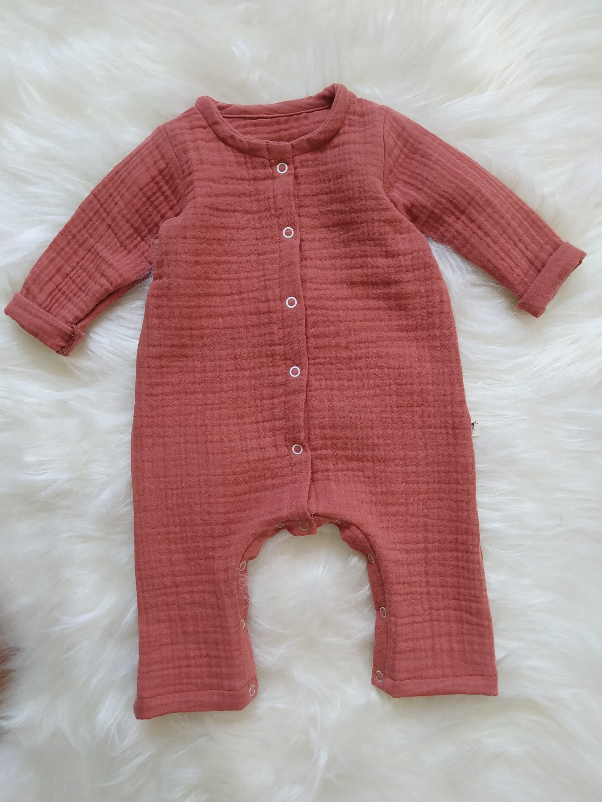 Newborn Baby Muslin Rompers - Image 5