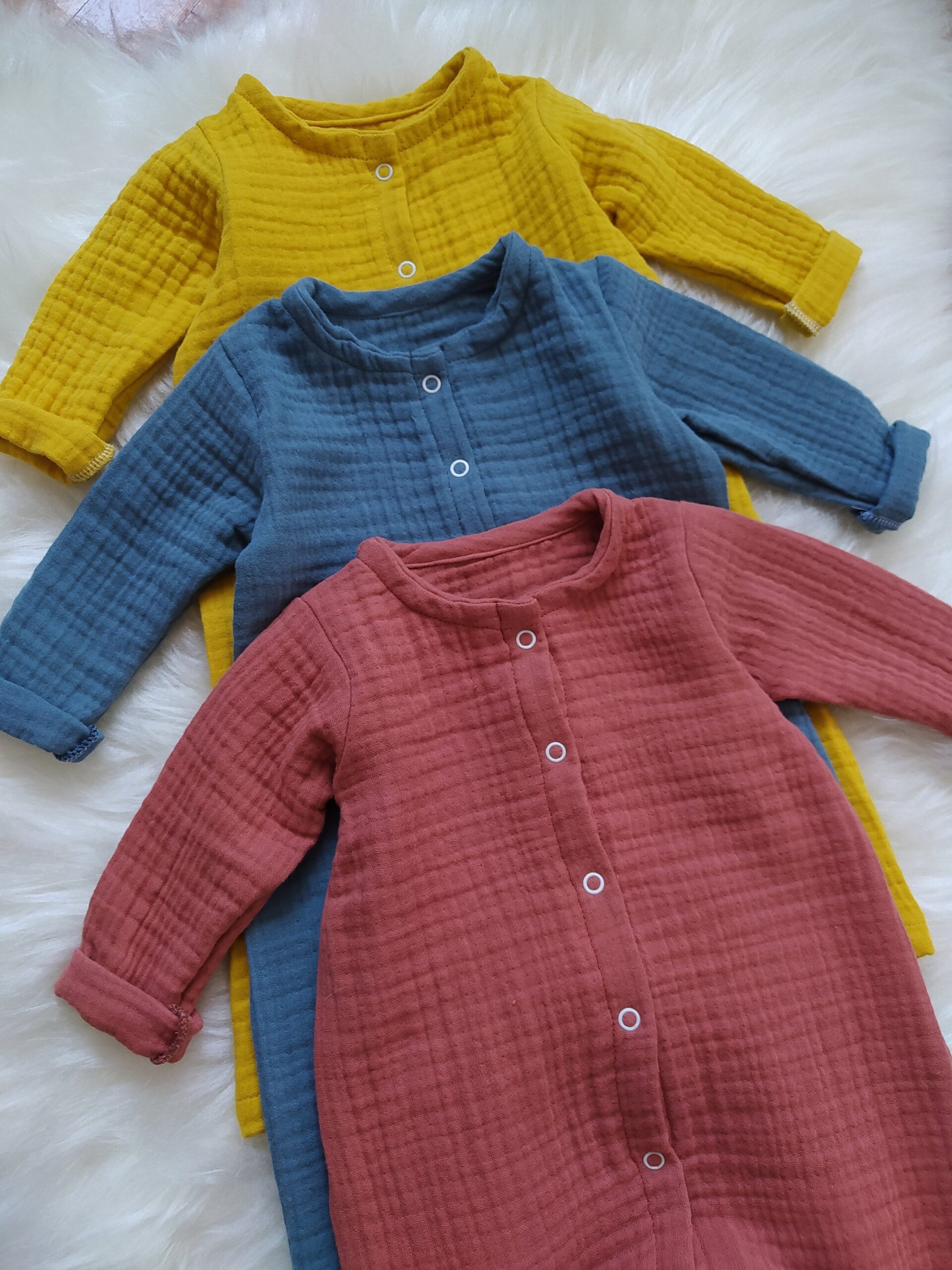 Newborn Baby Muslin Rompers