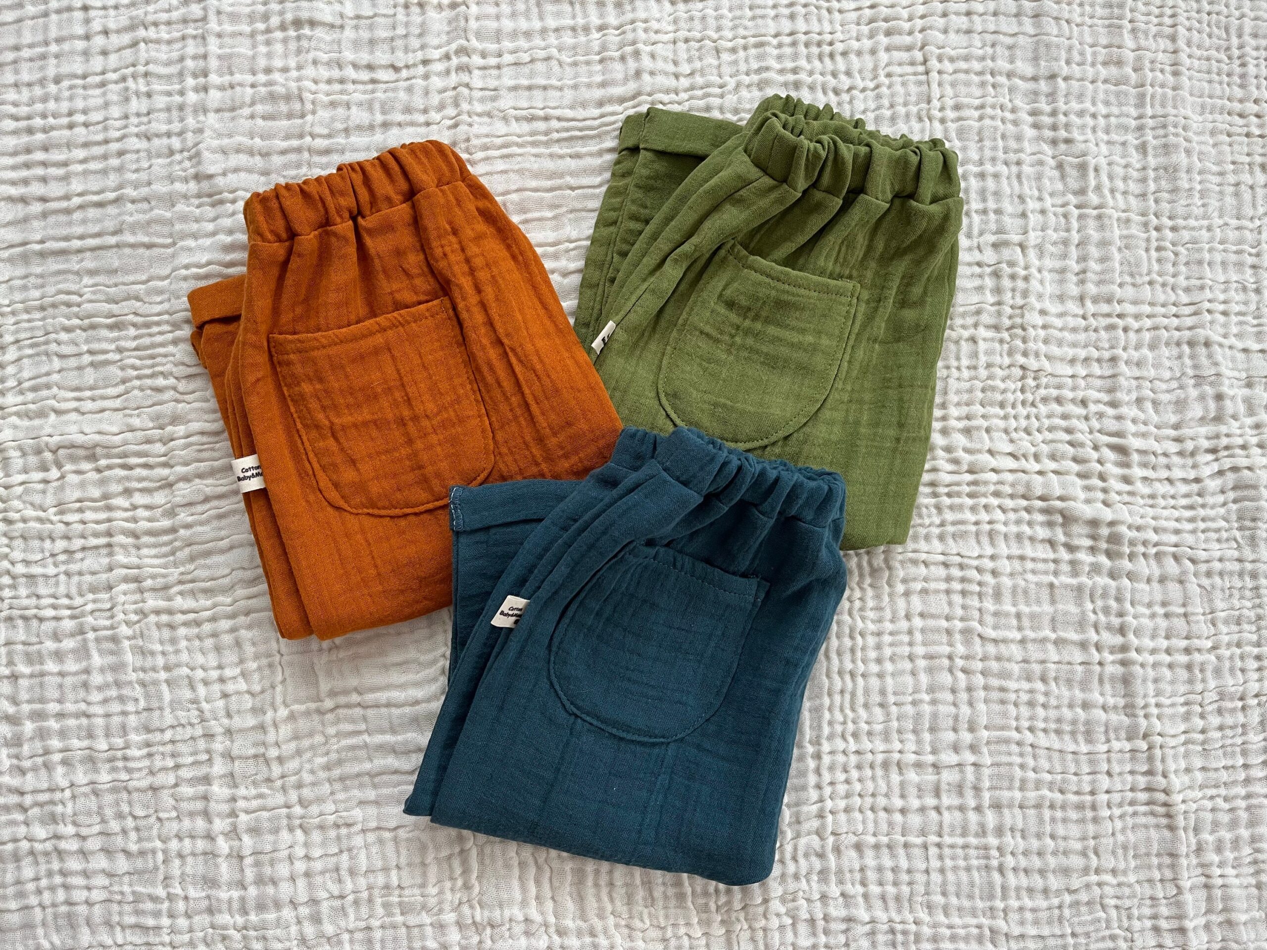 Baby Muslin Harem Pants - Image 2