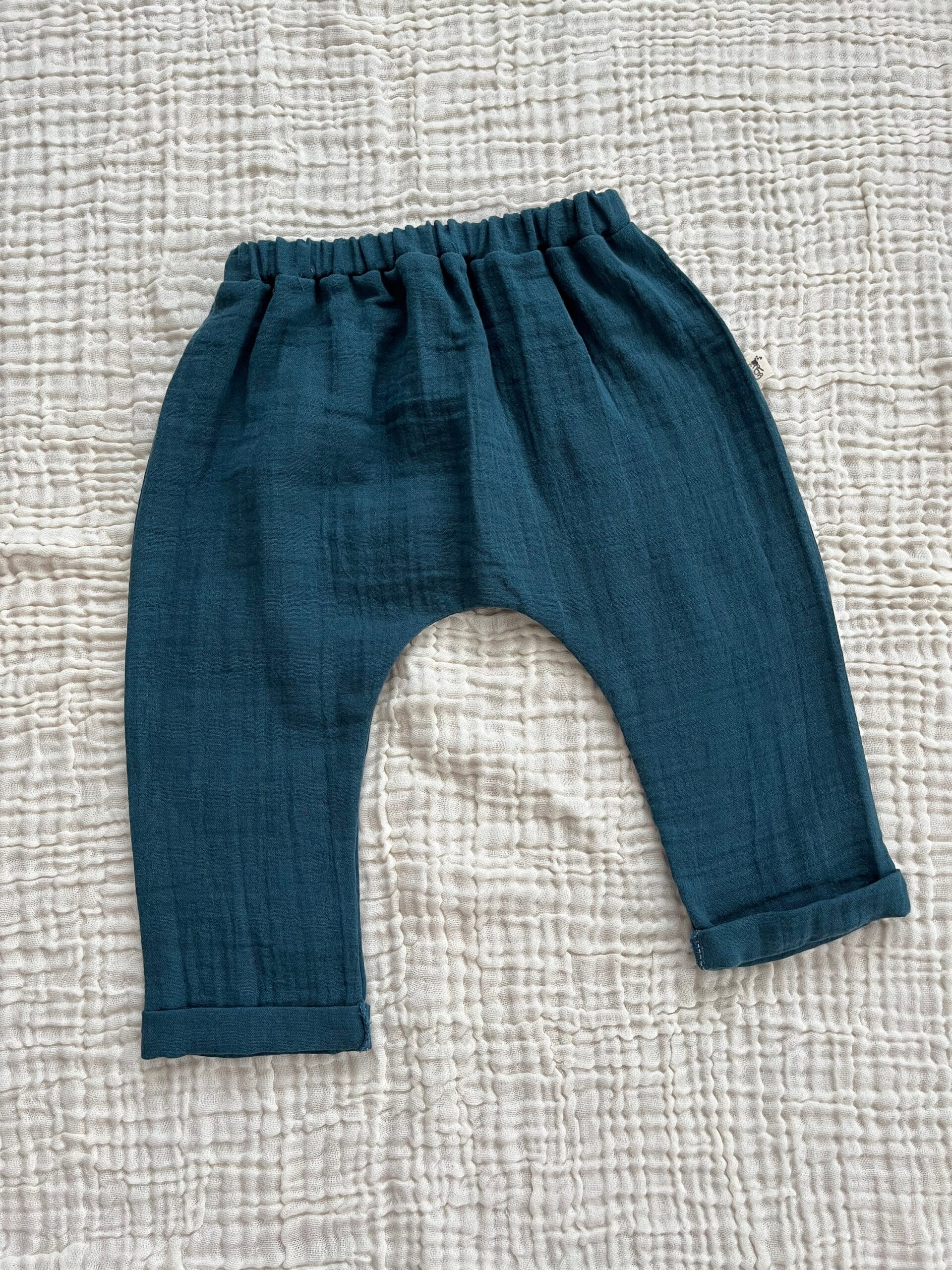 Baby Muslin Harem Pants - Image 7