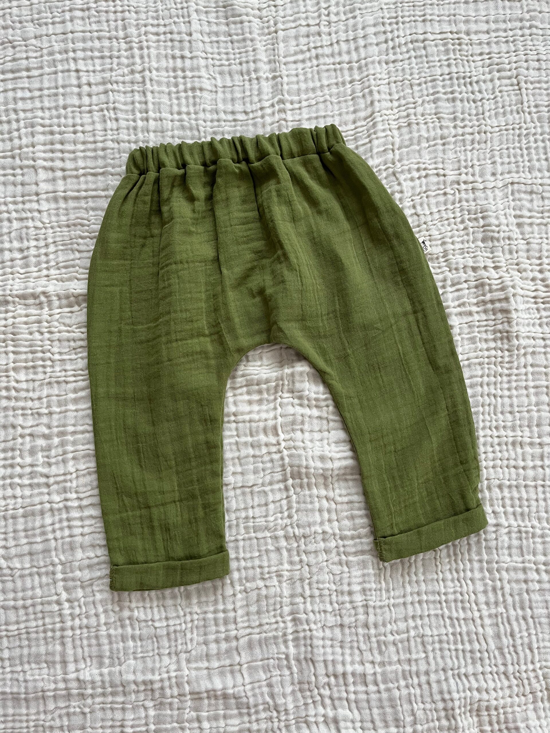 Baby Muslin Harem Pants - Image 5